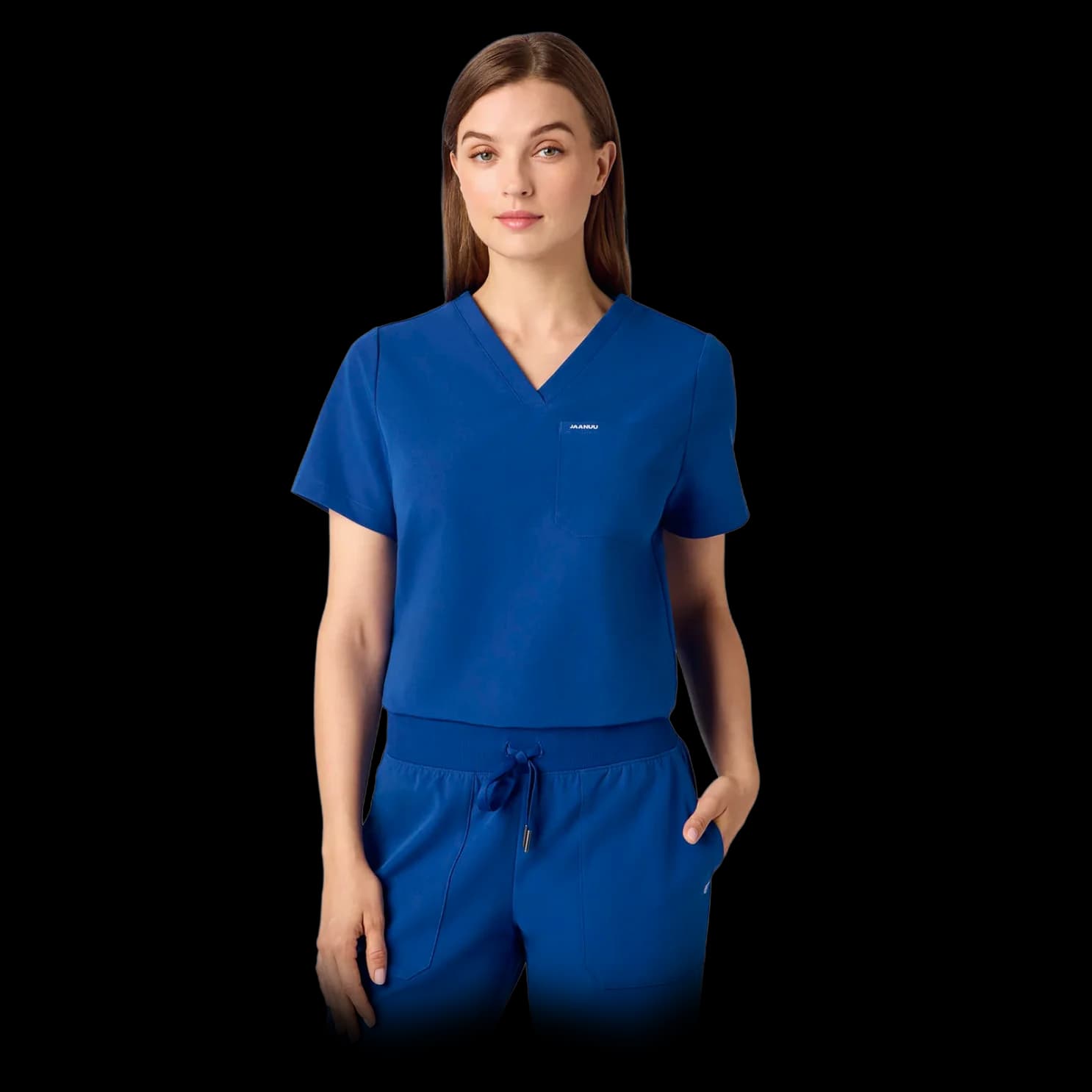SonoMindPrep student in Jaanuu scrubs