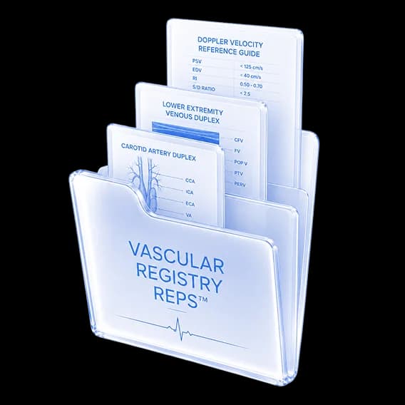 Vascular Registry Reps™ study system folder of reference guides